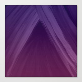 Acclaim 1 Purple Plum - Abstract Art Series Canvas Print