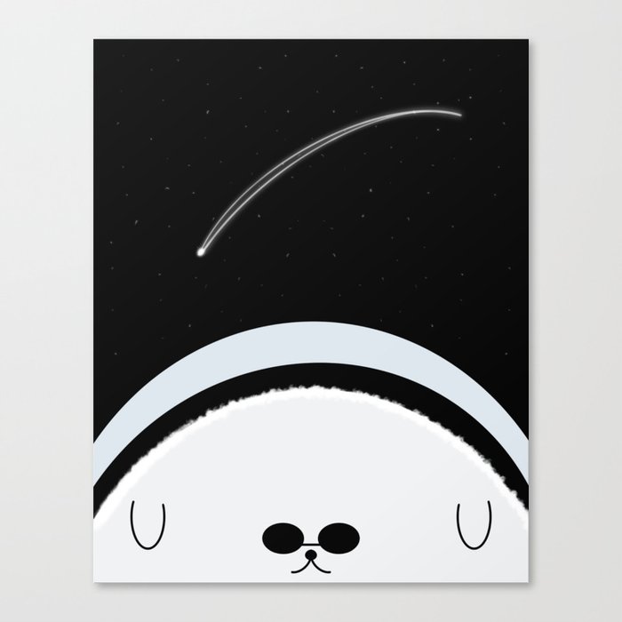 space dog Canvas Print
