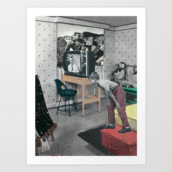 The howling stars Art Print