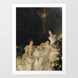 The Wyndham Sisters by John Singer Sargent Art Print