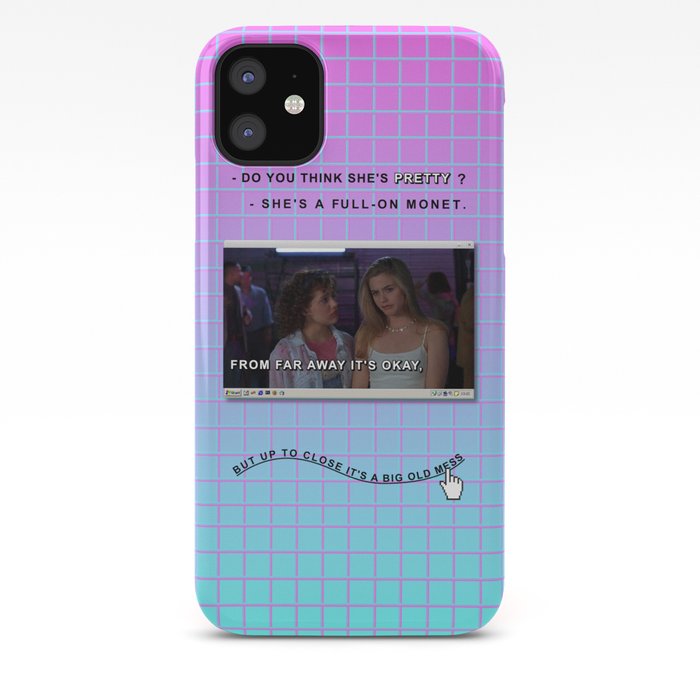Clueless X Monet Iphone Case By Lisaroxanelion Society6
