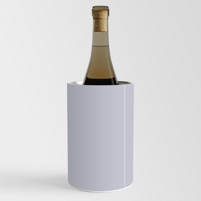 Lavender Gray Solid Color Wine Chiller