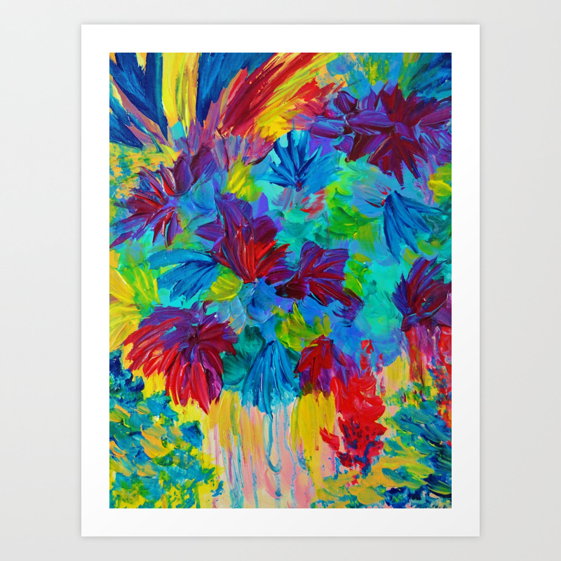 Tutti Frutti Fruit Punch Floral Bouquet Flowers Bright Bold