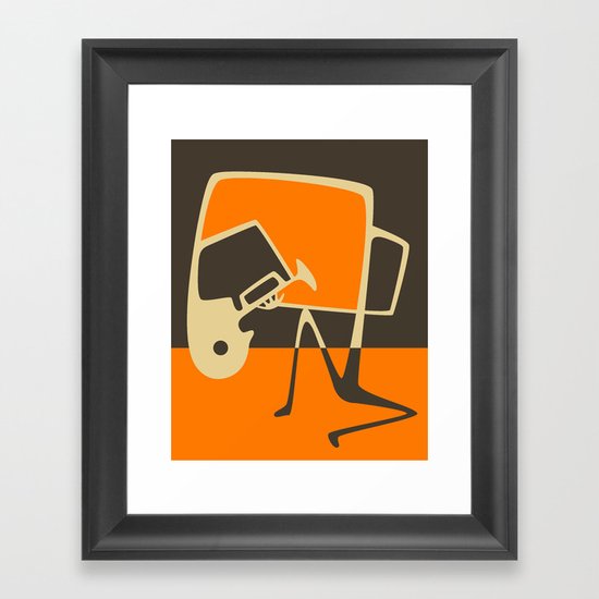 Blues Horn Framed Art Print