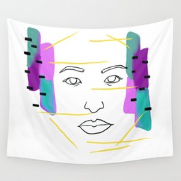 My Face Is Mine Wall Tapestry