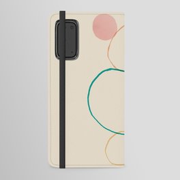 Abstraction_NEW_SUN_LINE_STONE_ROCK_POP_ART_0518B Android Wallet Case