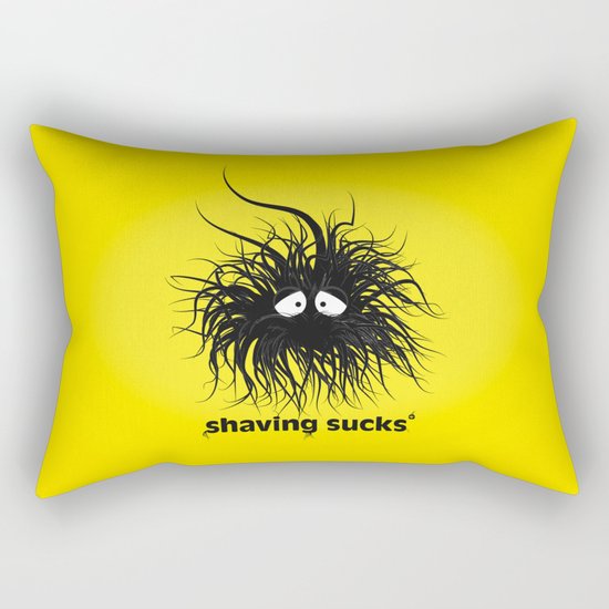 SHAVING SUCKS Rectangular Pillow