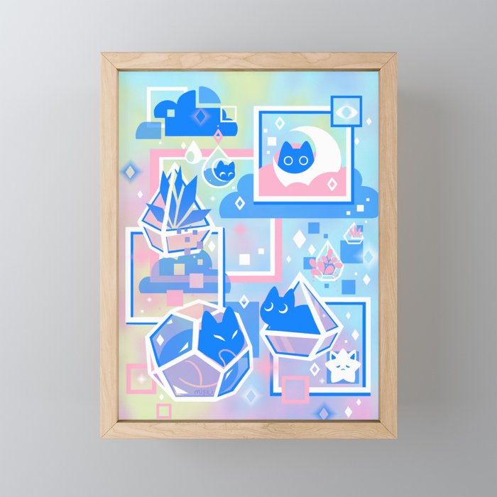 Welcome to the Void Framed Mini Art Print
