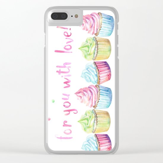 For You with Love Clear iPhone Case