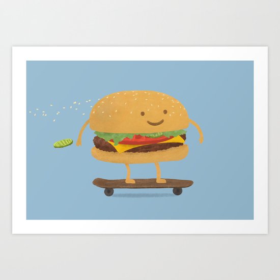 Fast Food Art Print