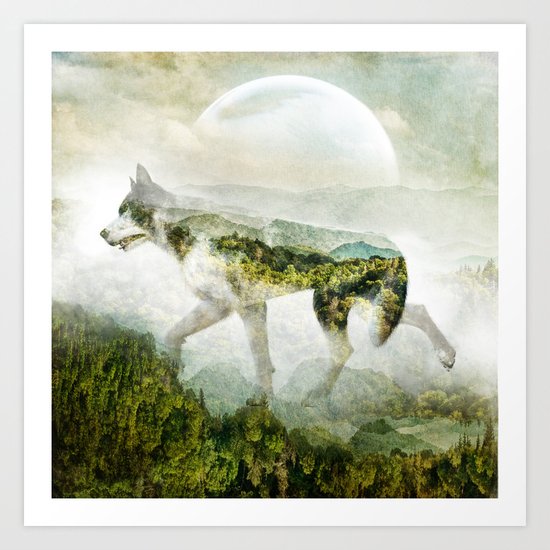 WOLF MOUNTAIN Art Print