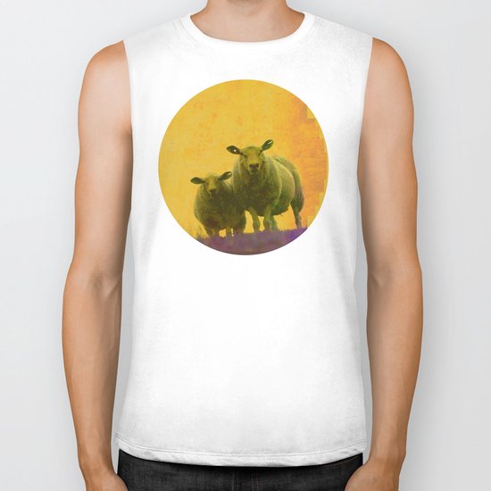mother and child Biker Tank