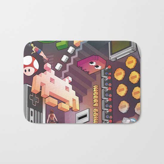 Lost in videogames Bath Mat