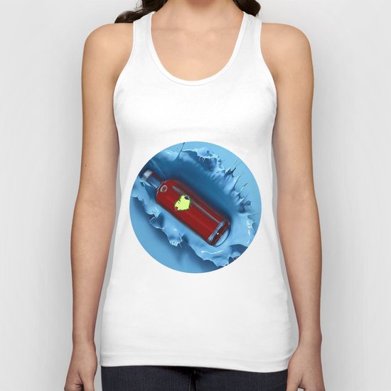 A jug of wine with family and friends Unisex Tank Top