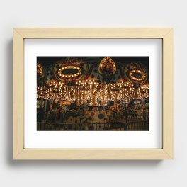 Carousel Ride Recessed Framed Print