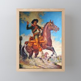 Pancho Villa Framed Mini Art Print