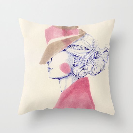 A Touch of Pink Throw Pillow