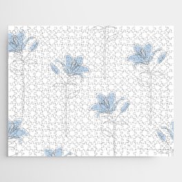 Blue Lily Jigsaw Puzzle