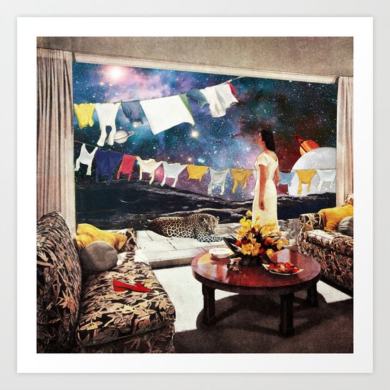 Room with an Almost View Art Print