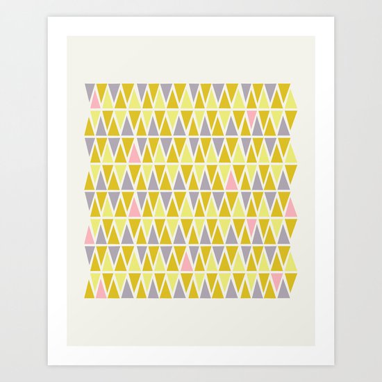 Lemon Sorbet Art Print