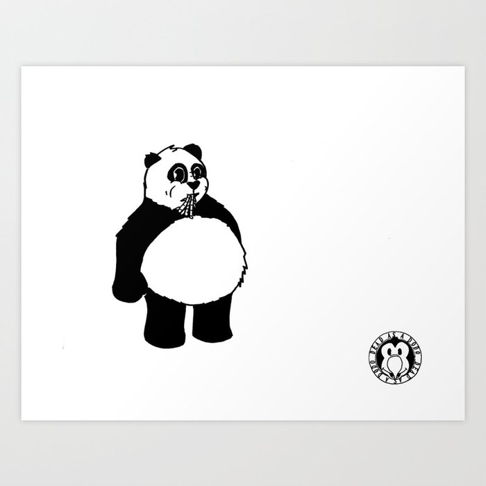 Pandora the Panda  Art Print