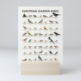 [Old Version] European Garden Birds Mini Art Print