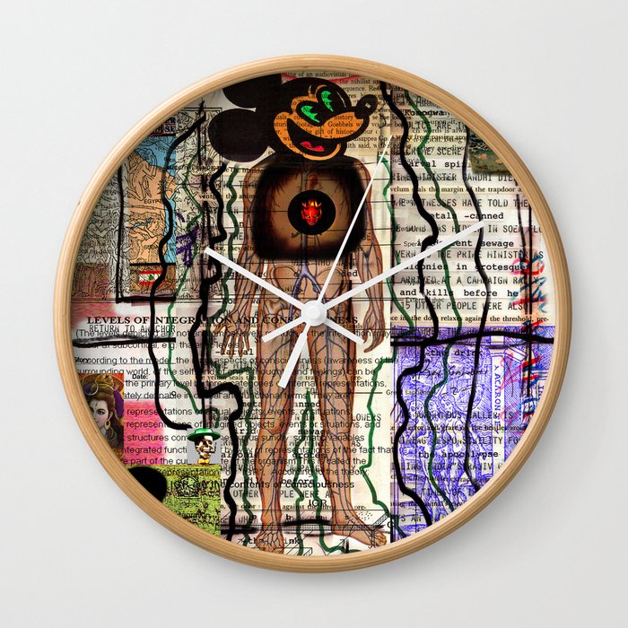 MY NAME IS CHAOS Wall Clock