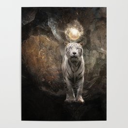 The Wite Tiger Spirit  Poster