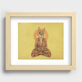 Horn Buddha Recessed Framed Print