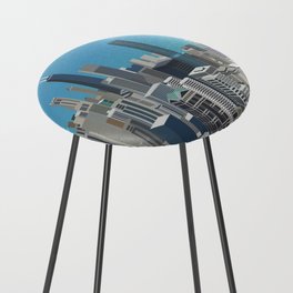 Chicago Cityscape Counter Stool