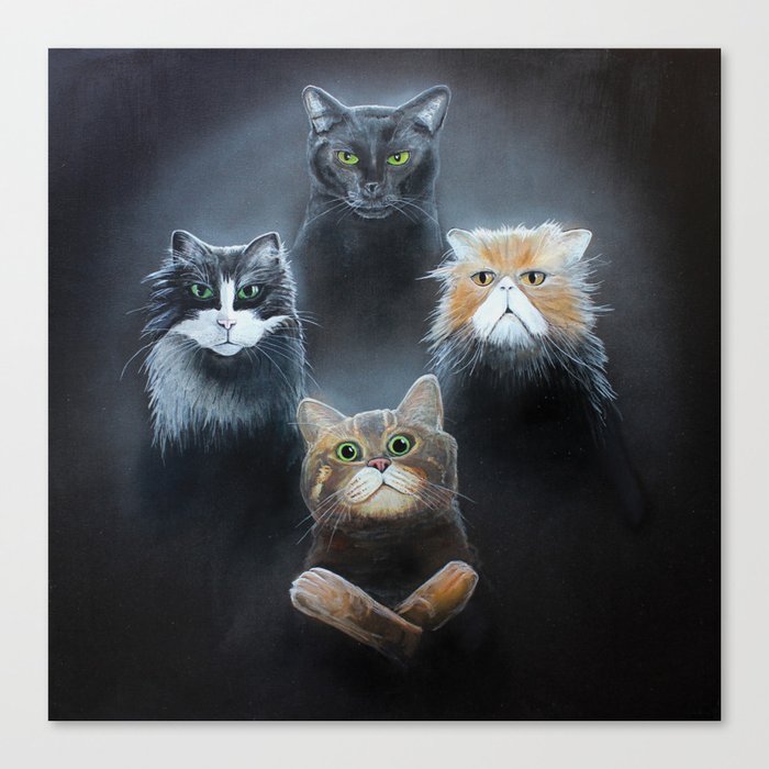 Bohemian Catsody Canvas Print