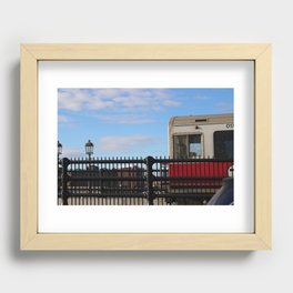 Life in Boston Recessed Framed Print