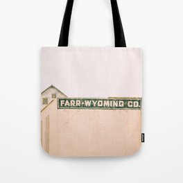 Farr, Wyoming Tote Bag
