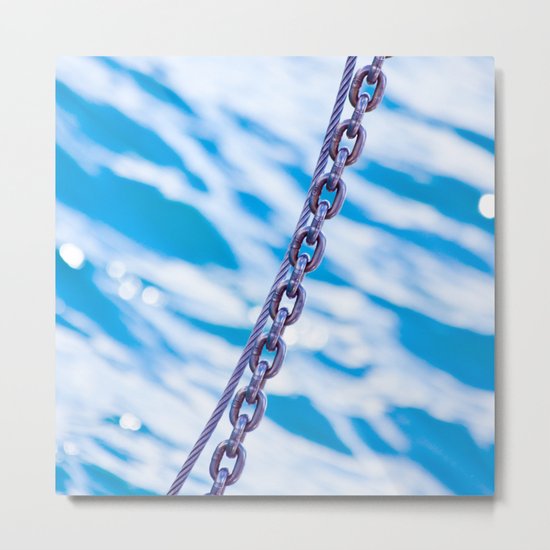 Be Strong Metal Print