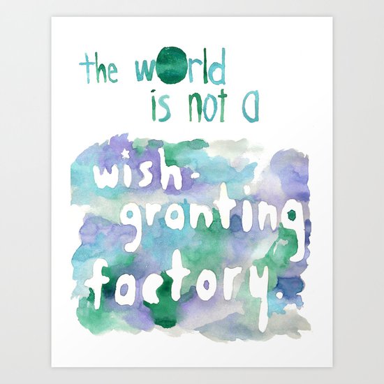 wish-granting factory Art Print