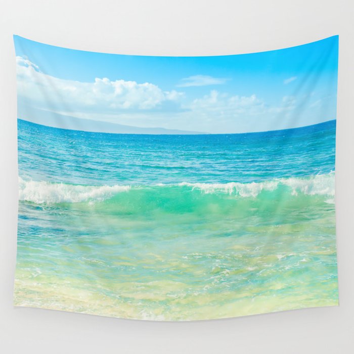 Society6 ocean tapestry top