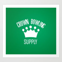 Crown Bowling Supply Art Print