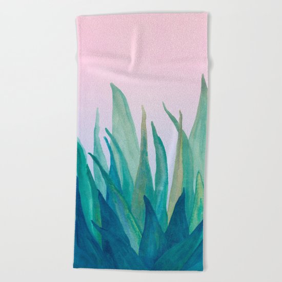 Botanical vibes 10 Beach Towel