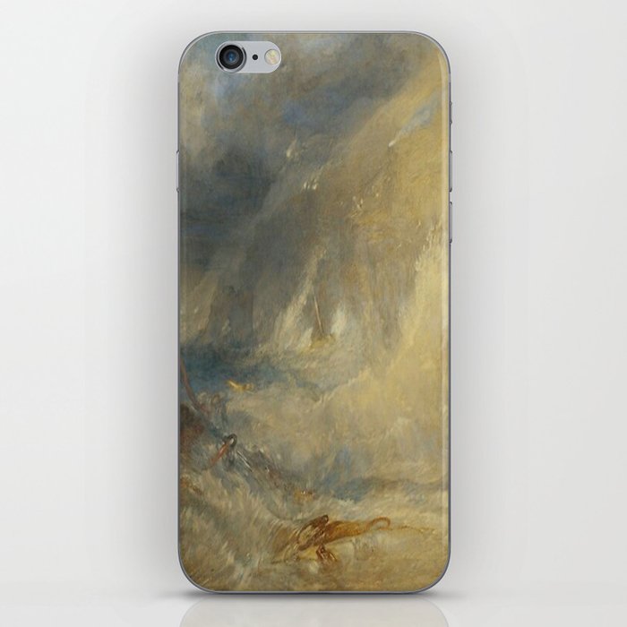 Joseph Mallord William Turner. Long Ship's Lighthouse, Land's End, (1834-1835) iPhone Skin