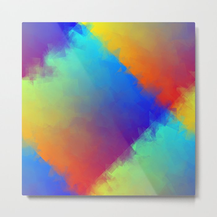 Abstract Number-10 Metal Print