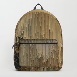 Abstract gold and brown texture Backpack