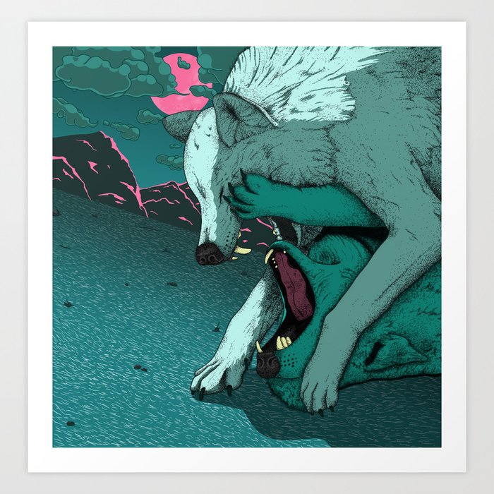 Ballad of the Wolf Art Print