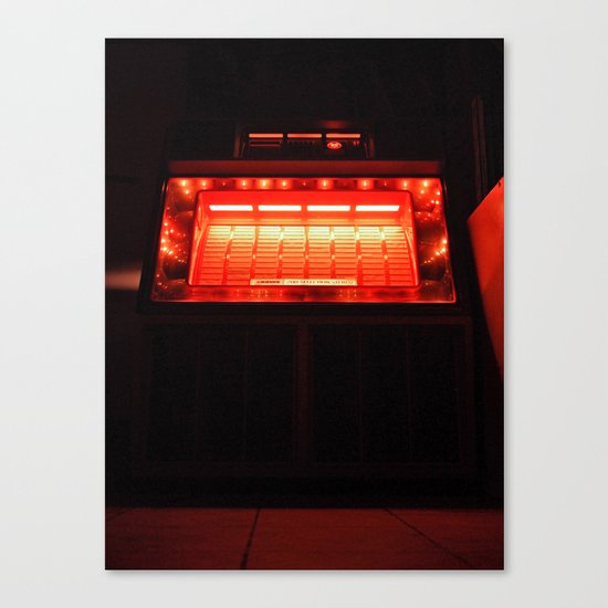 Jukebox waiting Canvas Print