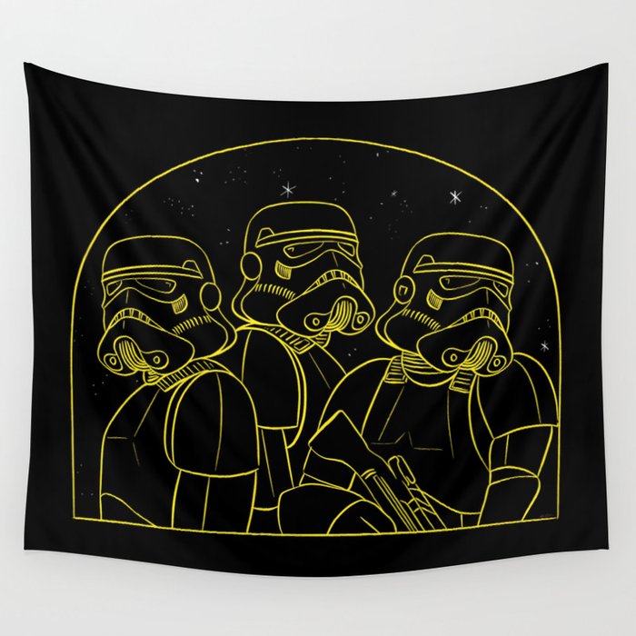 "Stormtroopers" by Maggie Stephenson Wall Tapestry
