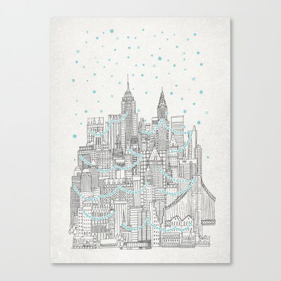 Winter in New York Canvas Print
