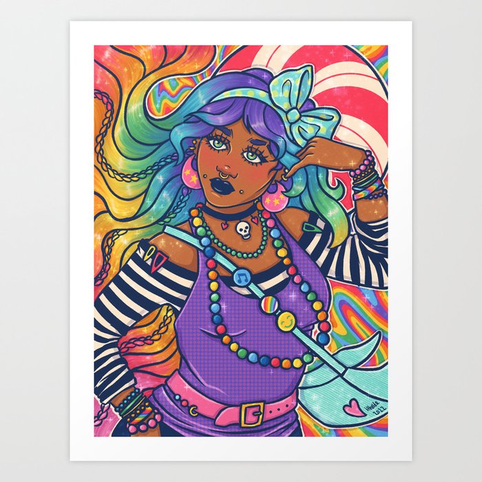Candy Girl Art Print