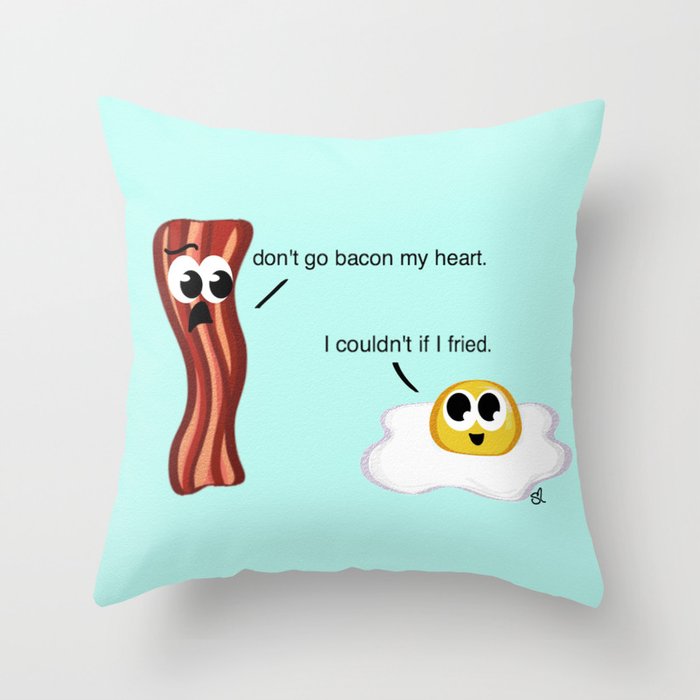 A Breakfast Love Song Throw Pillow By Sfhegarty Society6