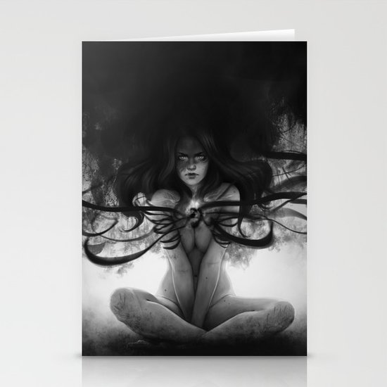 Light in the night Stationery Cards