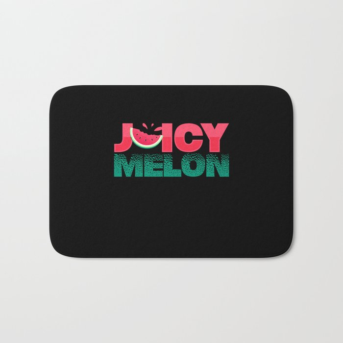 Juicy Melon Watermelon Melons Bath Mat