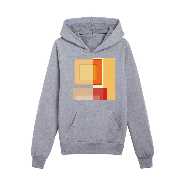 Retro Squares #2 Kids Pullover Hoodie